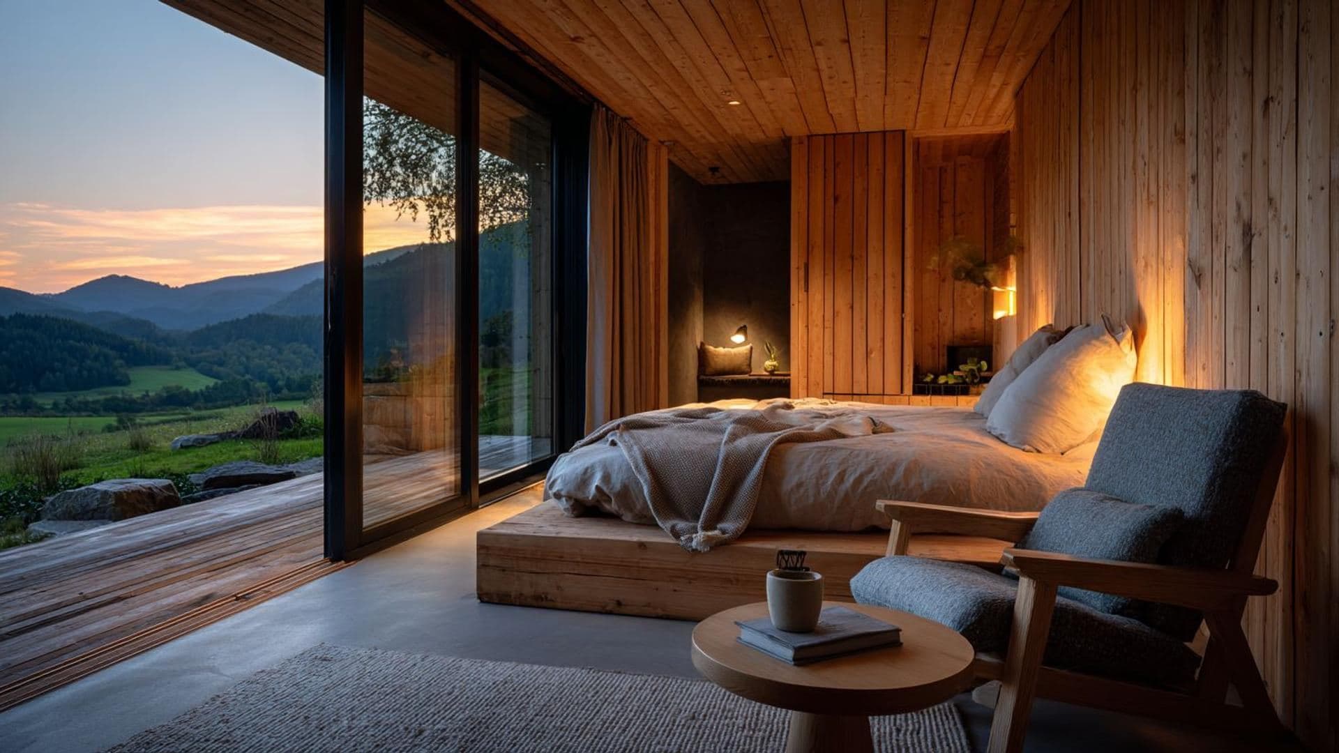 Blue Terra private cottage bedroom