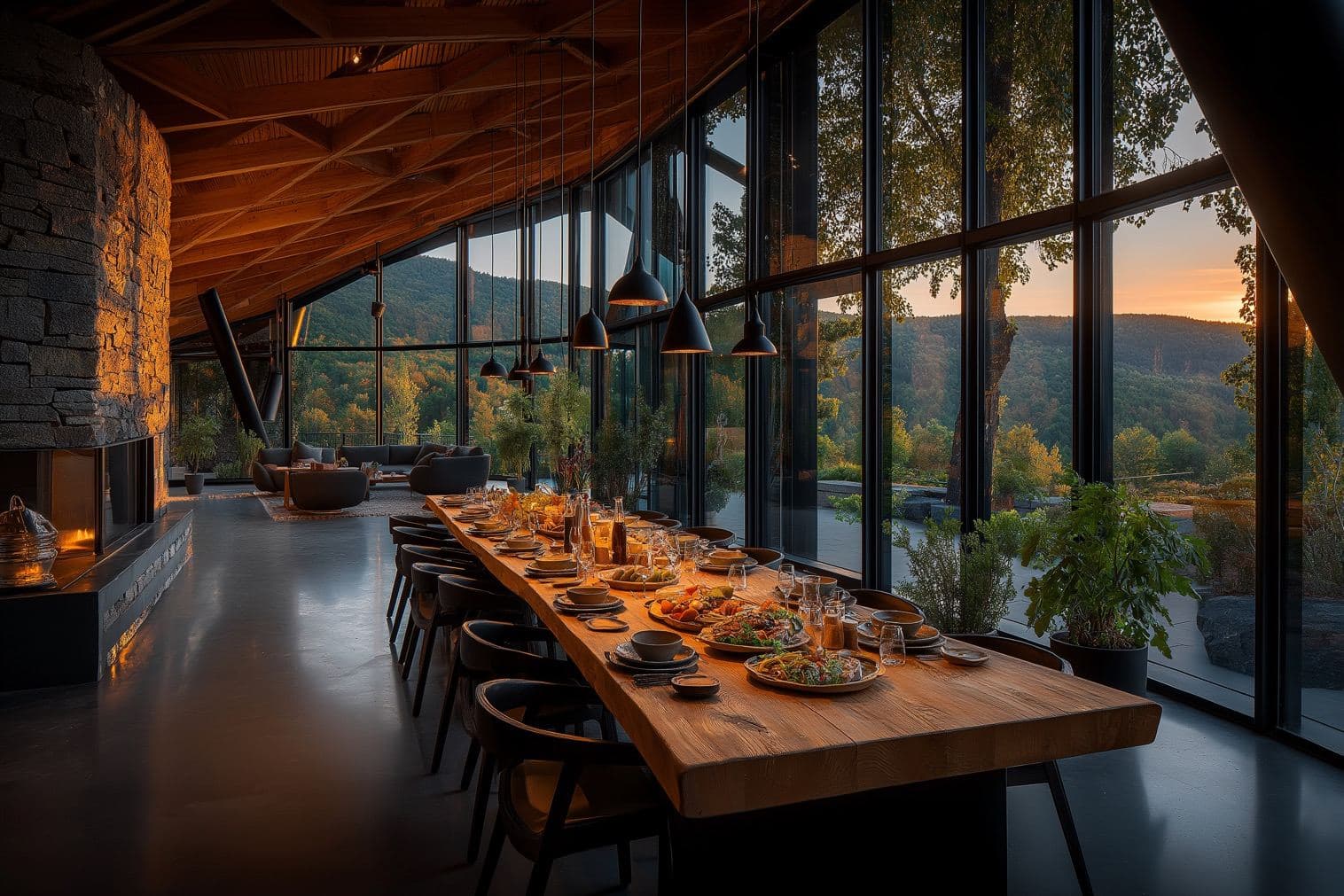 Blue Terra dining