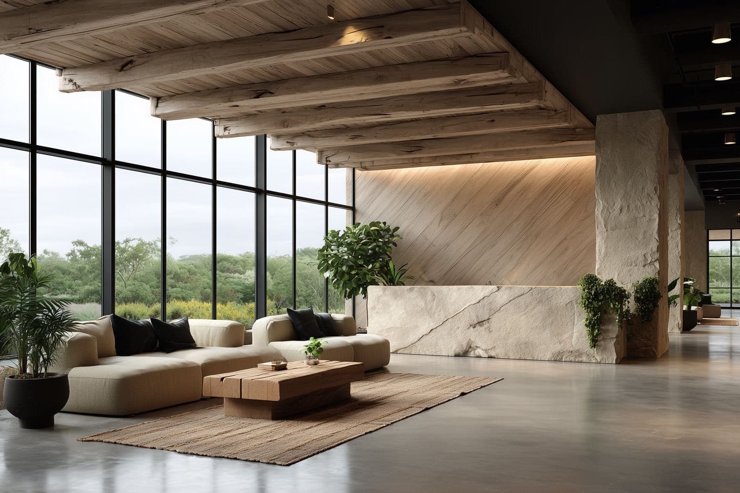 Blue Terra lobby interior